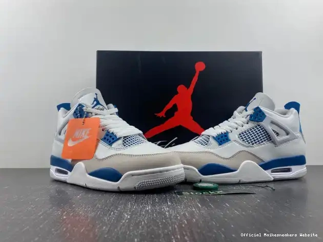 Official Maikesneakers Air Military 4 Jordan Blue FV5029-141 0625